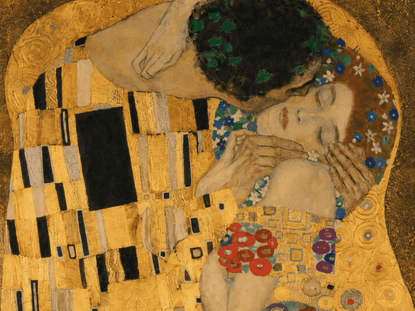 The Couple tile detail from The Kiss