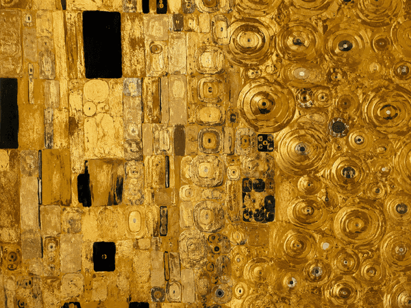 Gold tile detail from The Kiss